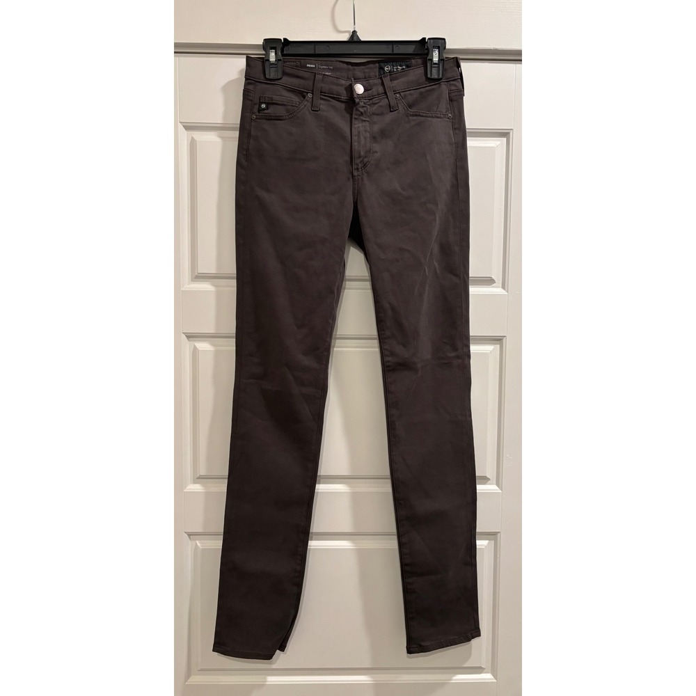 AG Adriano Goldschmied Prima Cigarette Leg Jeans Grey Brown 26R LSS1434SMOS